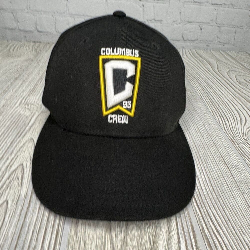 Columbus Crew SC Logo Snapback Hat One Size Black New Era 9Fifty MLS Soccer